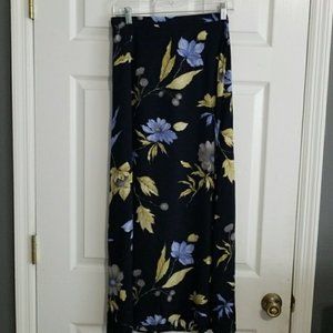 Ellen figg floral print maxi skirt SZ 8